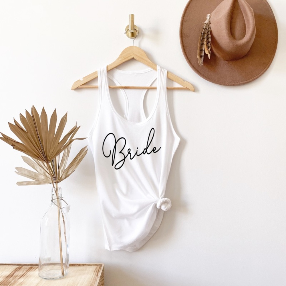 NWOT: Bride & Wife of the Party Tank Combo -Sz:S/M